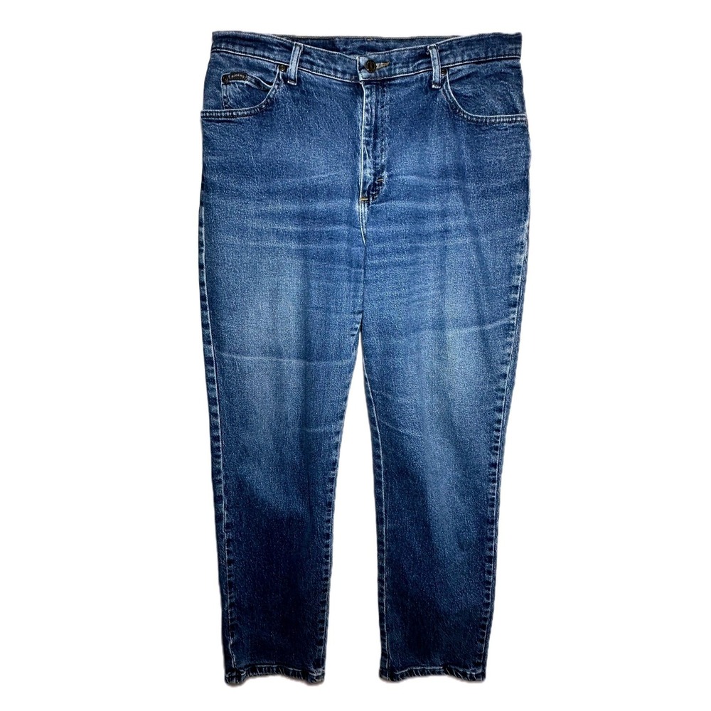 Riders by Lee Women's Mid Rise Straight Leg Jeans Medium Wash‎ Size 16M